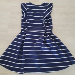 Box#29  Ralph Lauren Navy and White Striped Dress
